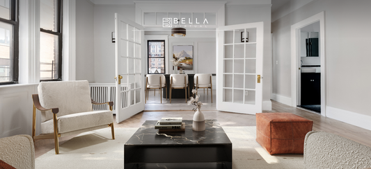 Modern, virtually staged New York apartment, Bella virtual staging