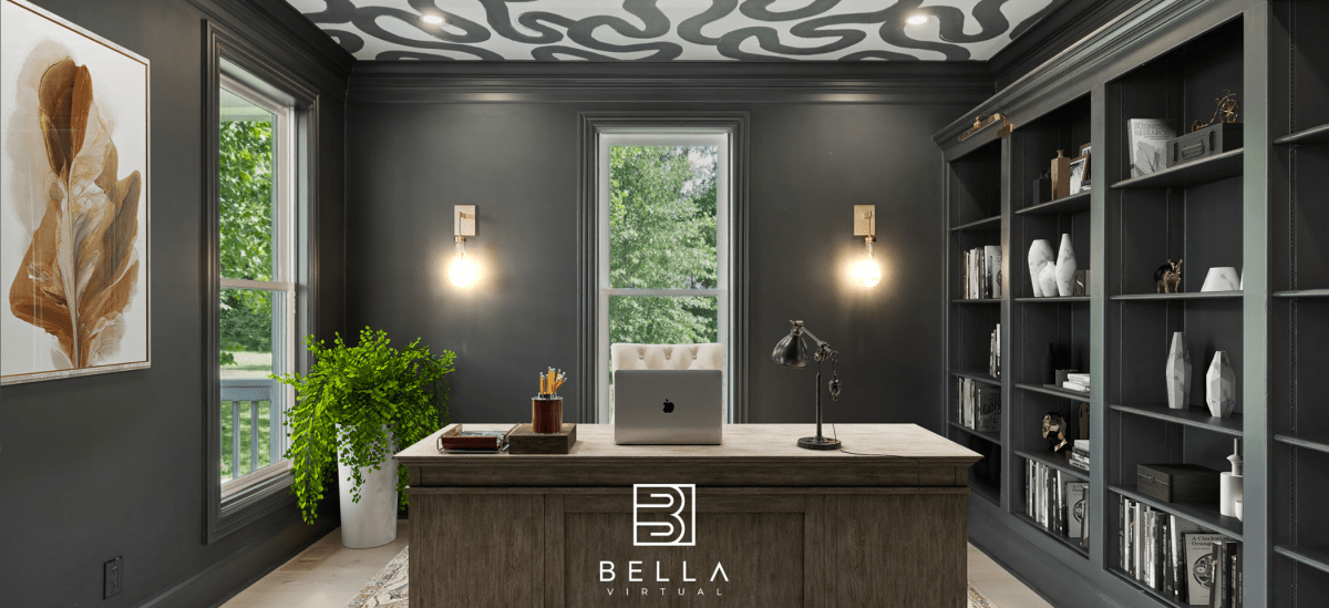 Farm House Virtual Staging: Furniture Removal and Staging - Bella Virtual Staging